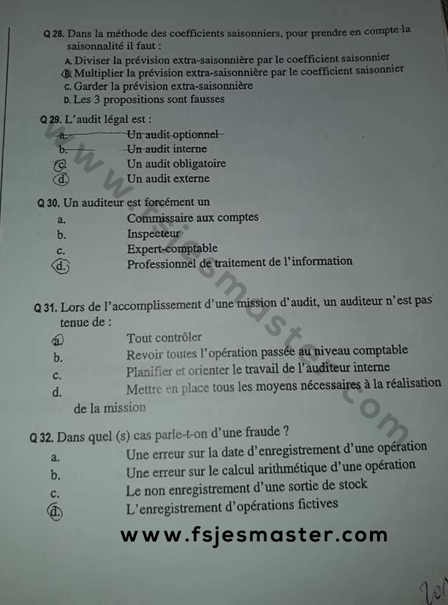 Extrait scanné — FSJES Agadir (Ibn Zohr) 2018
