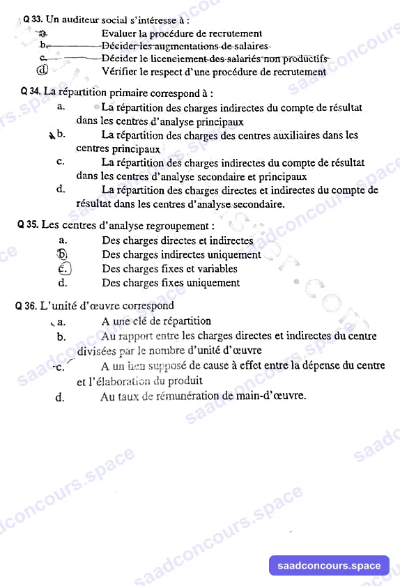 Extrait scanné — FSJES Agadir (Ibn Zohr) 2018