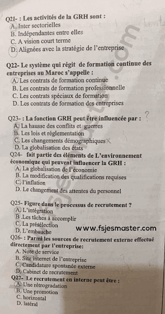 Extrait scanné — FSJES Agadir (Ibn Zohr) 2018