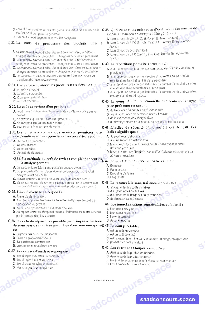 Extrait scanné — FSJES Agadir (Ibn Zohr) 2019