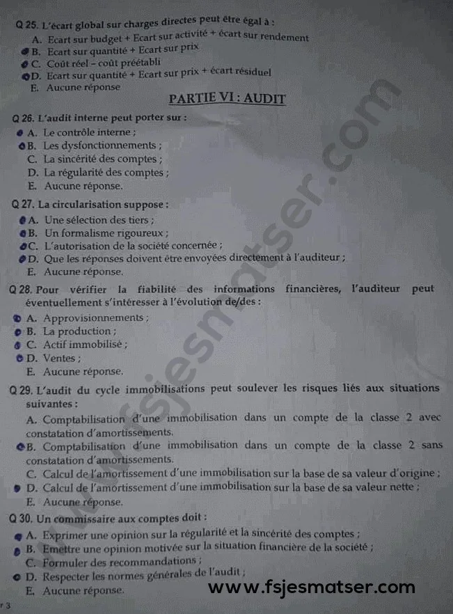 Extrait scanné — FSJES Agadir (Ibn Zohr) 2019