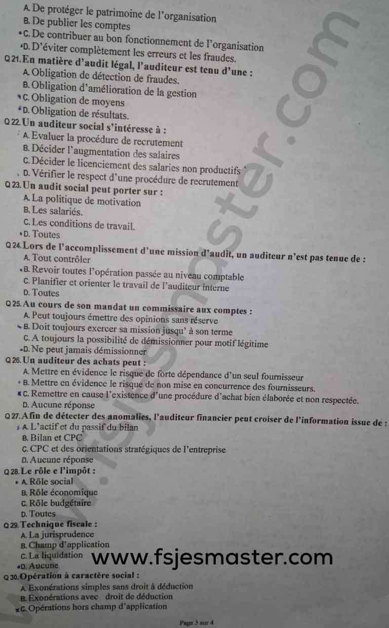 Extrait scanné — FSJES Ait Melloul (Ibn Zohr) 2023