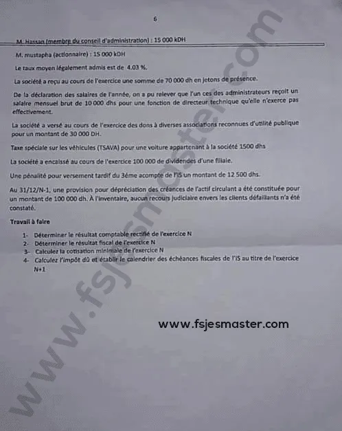 Extrait scanné — FSJES Ain Chock 2018