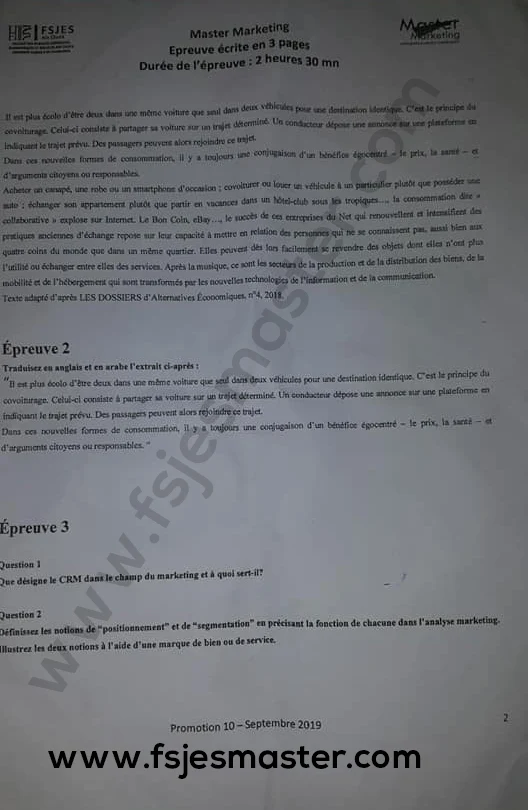 Extrait scanné — FSJES Ain Chock 2019