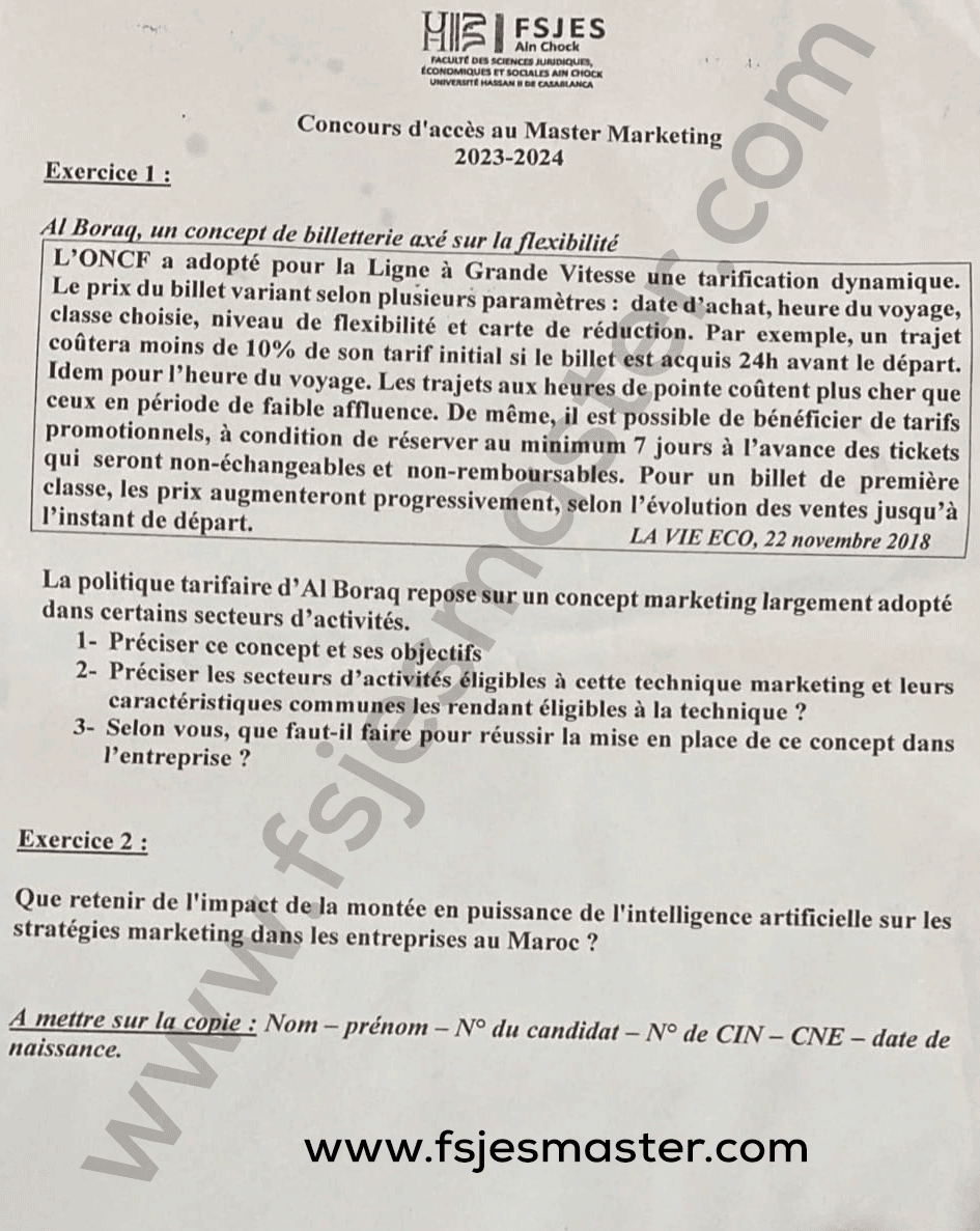 Extrait scanné — FSJES Ain Chock 2023