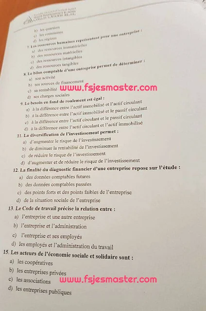 Extrait scanné — FP El Jadida 2015