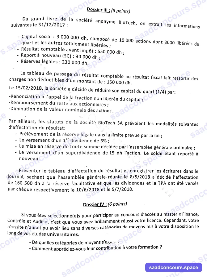 Extrait scanné — FSJES Dhar El Mahraz 2018