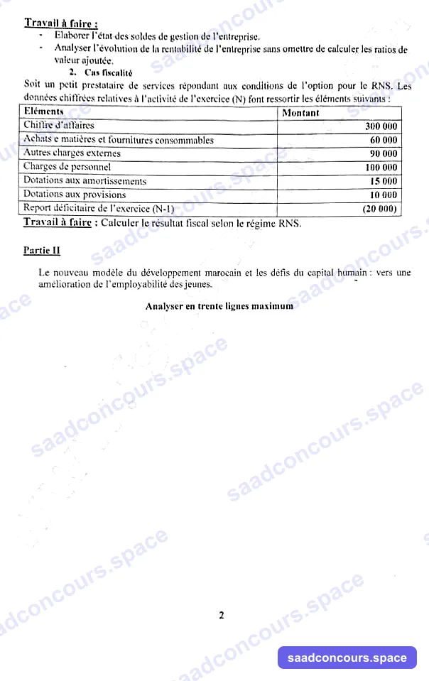 Extrait scanné — FSJES Dhar El Mahraz 2019