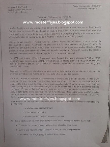 Extrait scanné — ENCG Kénitra 2012