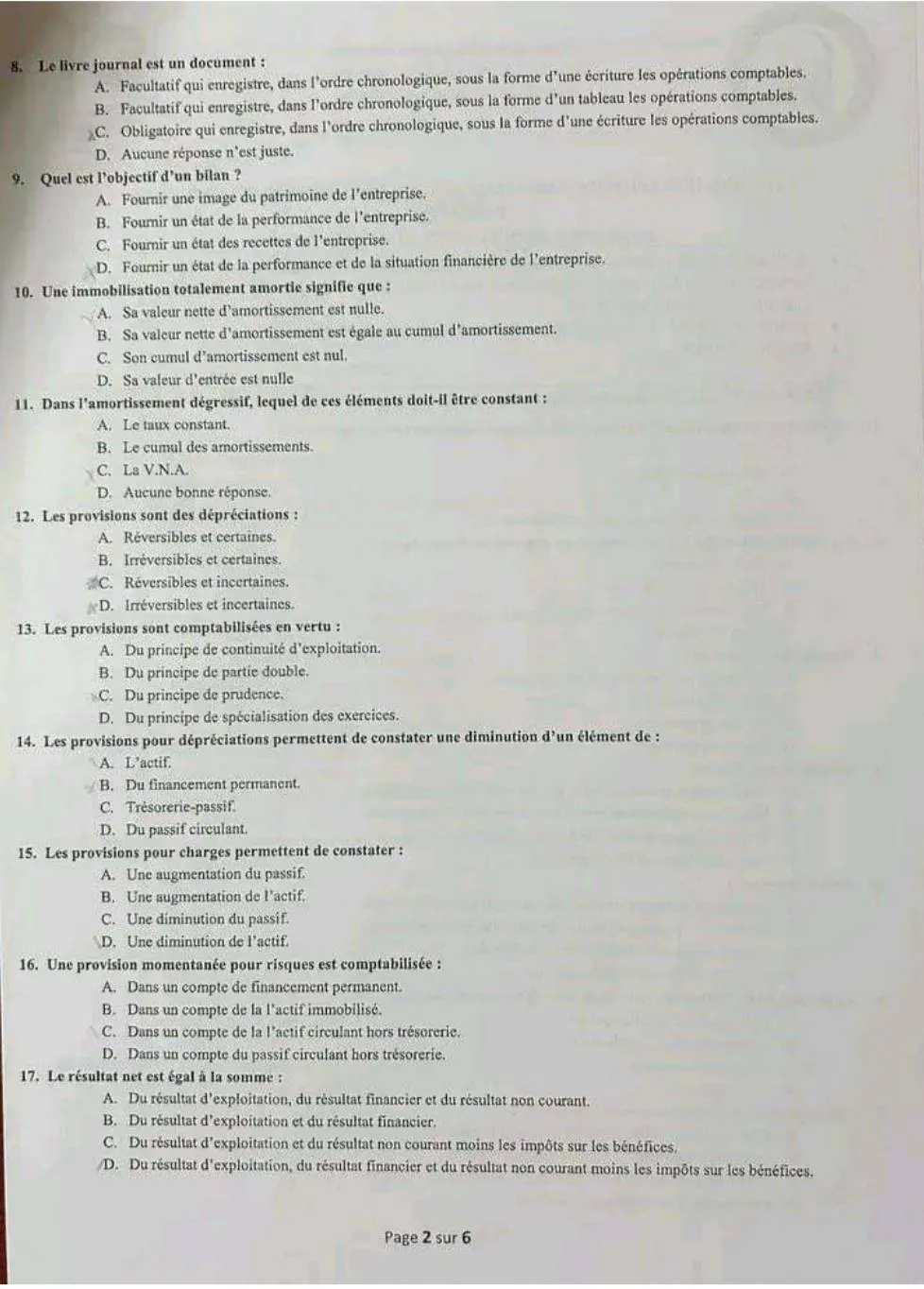 Extrait scanné — Faculté Polydisciplinaire de Larache 2023