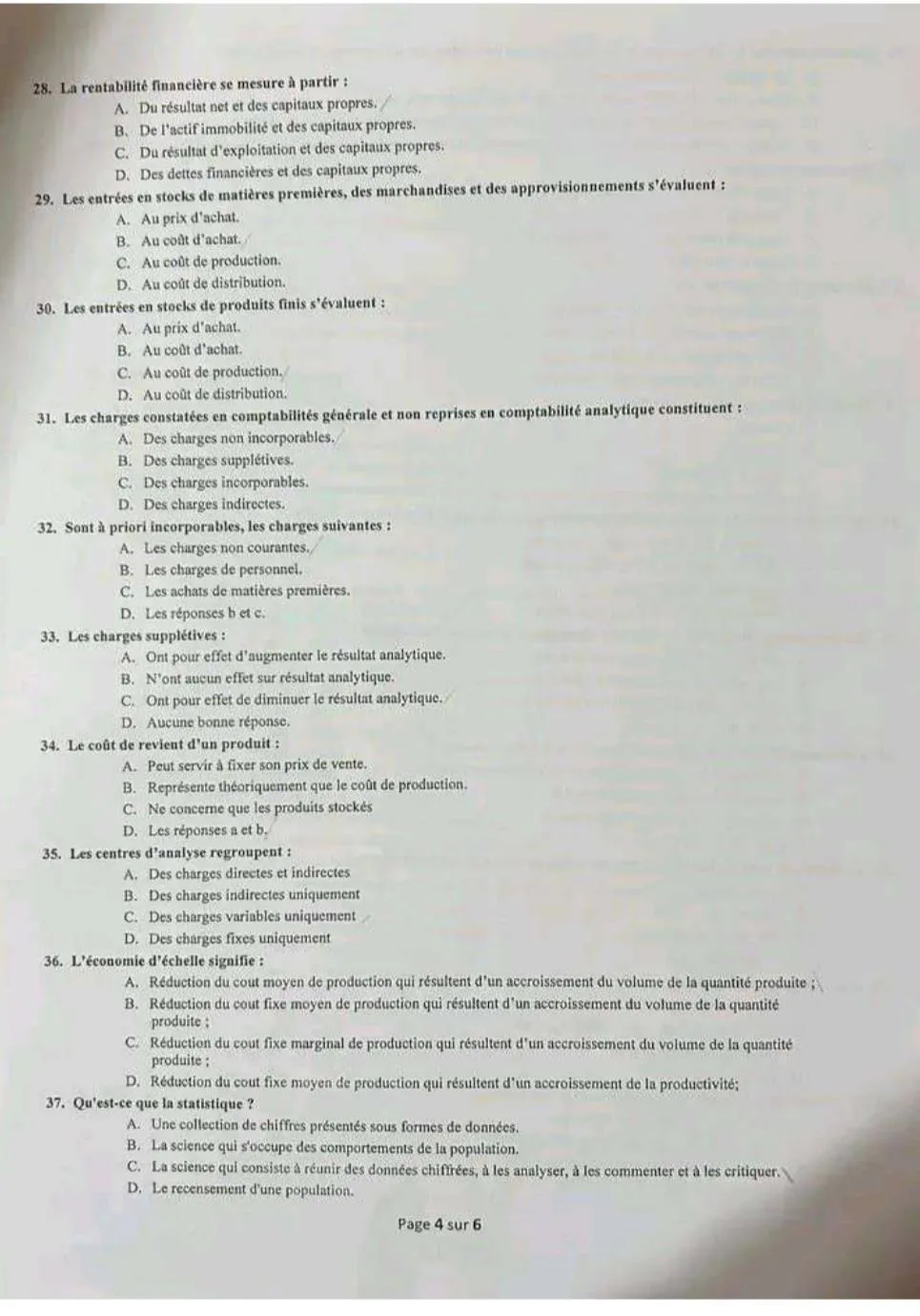 Extrait scanné — Faculté Polydisciplinaire de Larache 2023