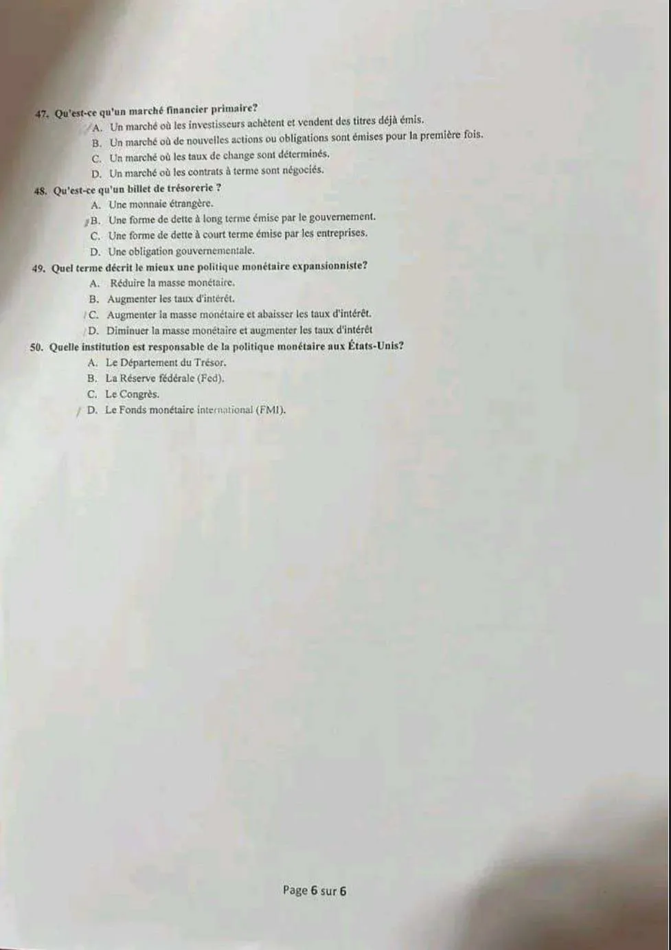 Extrait scanné — Faculté Polydisciplinaire de Larache 2023
