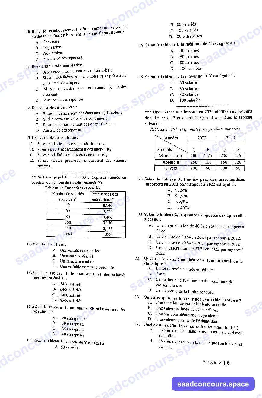 Extrait scanné — Faculté Polydisciplinaire de Larache 2024