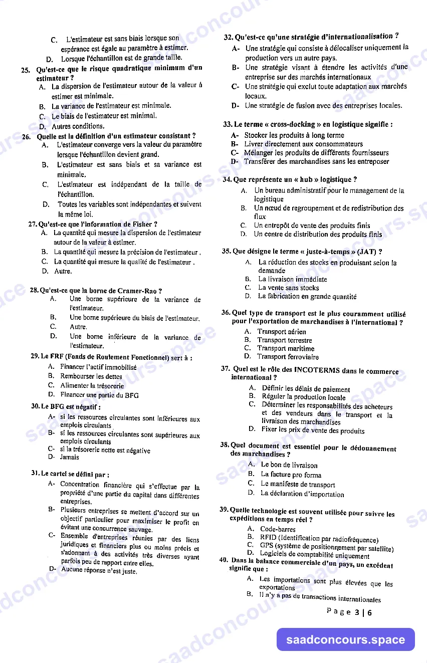 Extrait scanné — Faculté Polydisciplinaire de Larache 2024