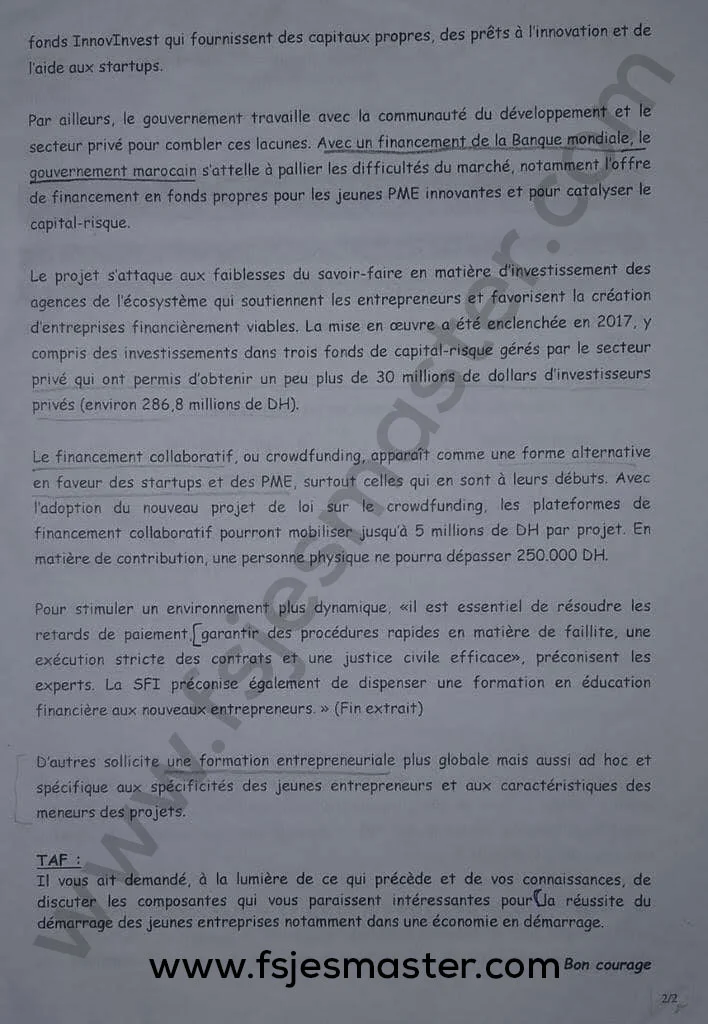 Extrait scanné — FSJES 2019