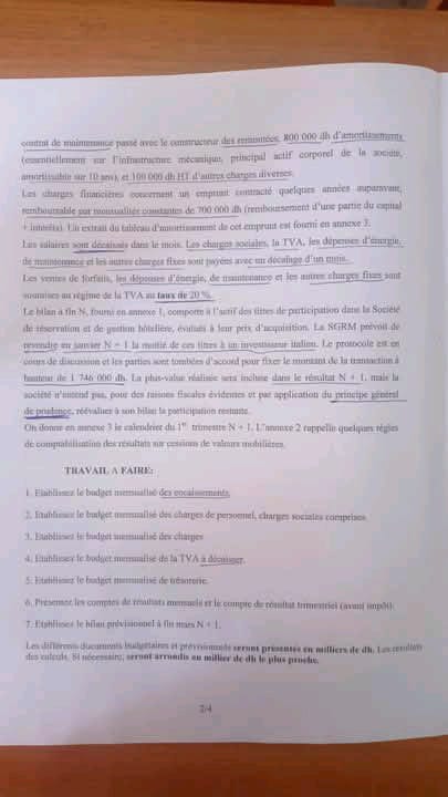 Extrait scanné — FSJES Marrakech (Cadi Ayyad) 2022