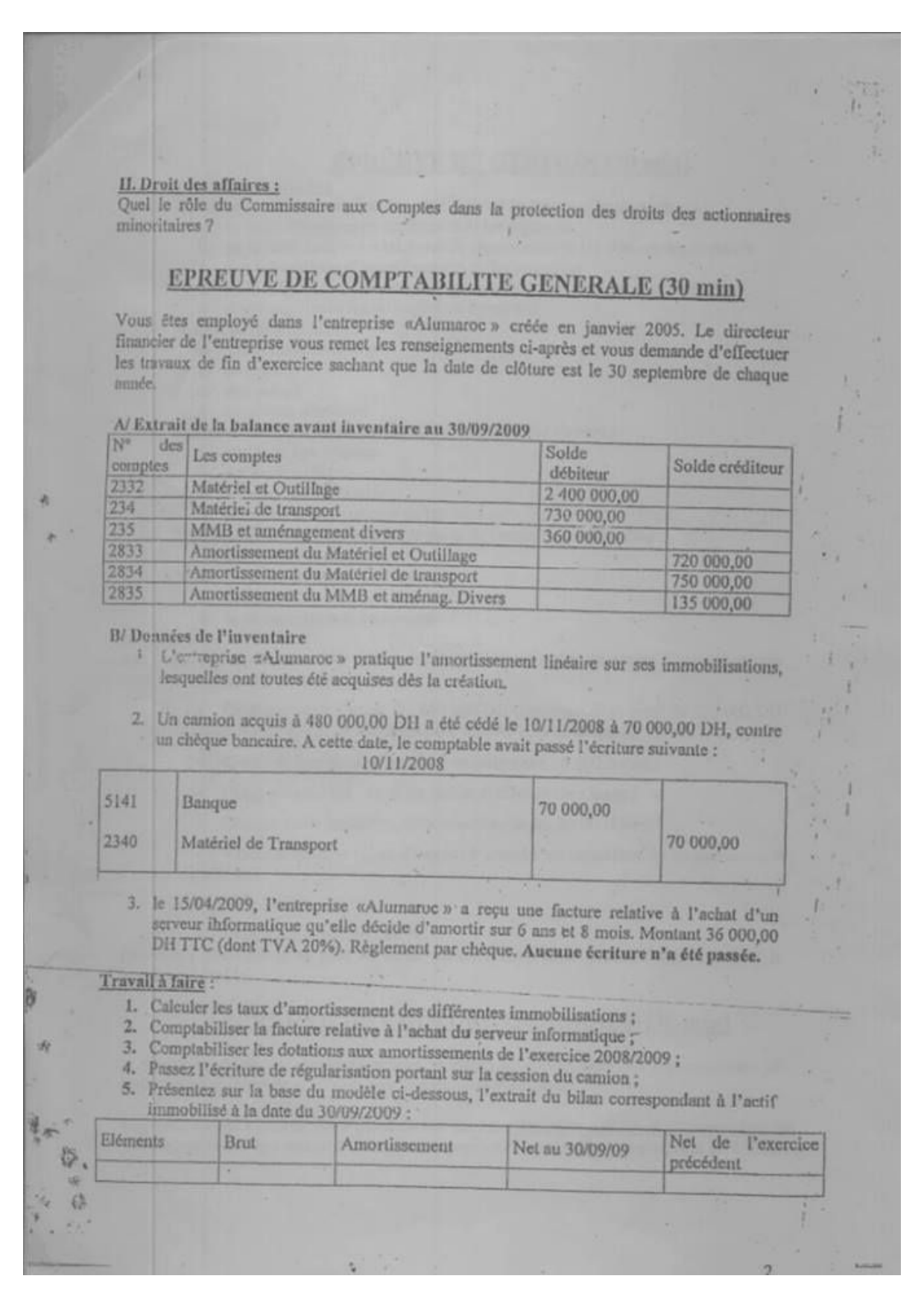 Extrait scanné — FSJES Souissi 2010