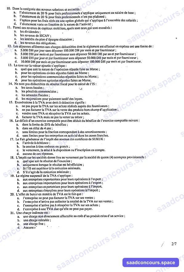 Extrait scanné — FSJES Agdal 2022