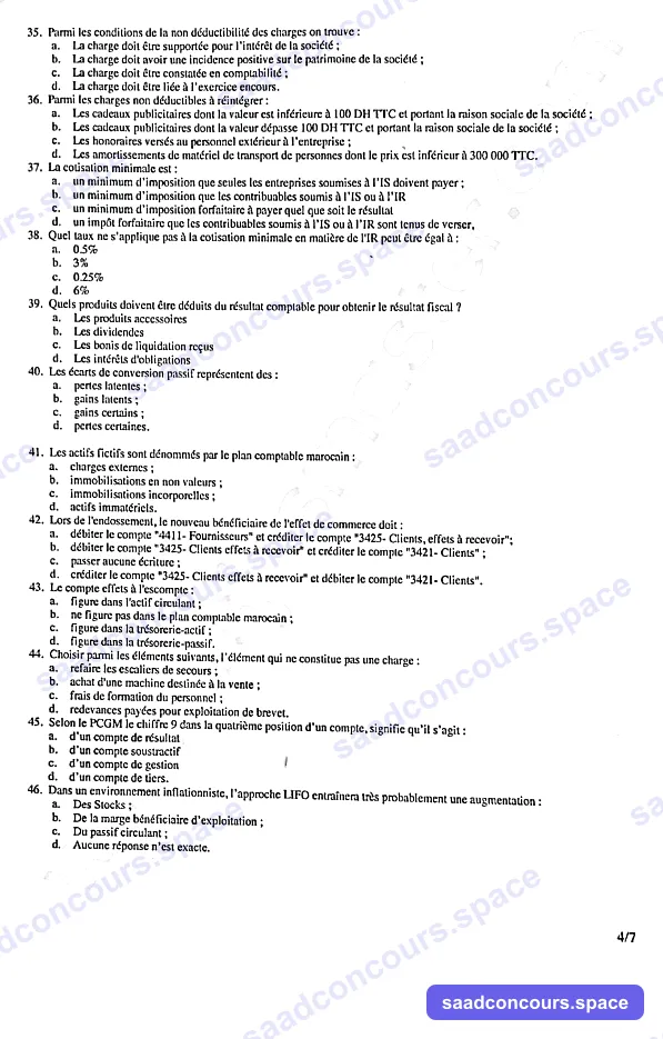 Extrait scanné — FSJES Agdal 2022