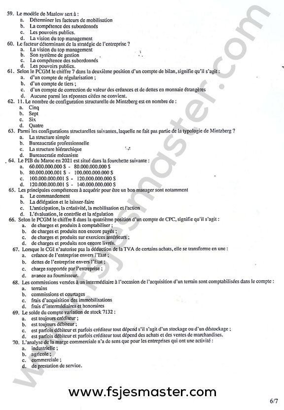Extrait scanné — FSJES Agdal 2022