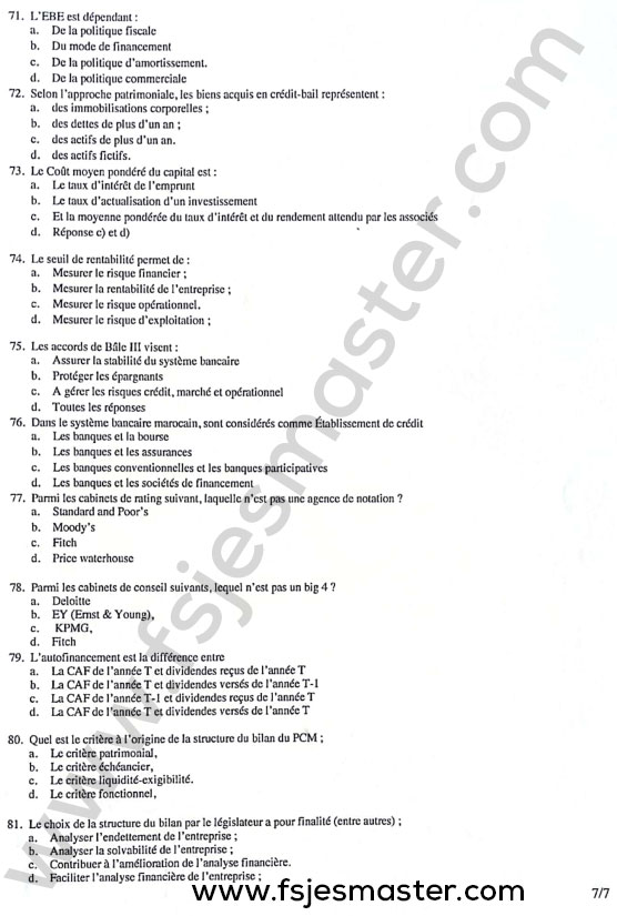 Extrait scanné — FSJES Agdal 2022