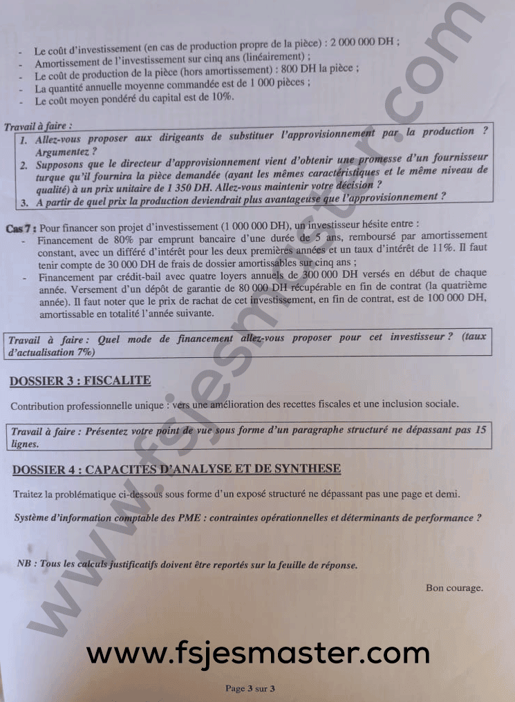 Extrait scanné — FSJES Souissi 2022