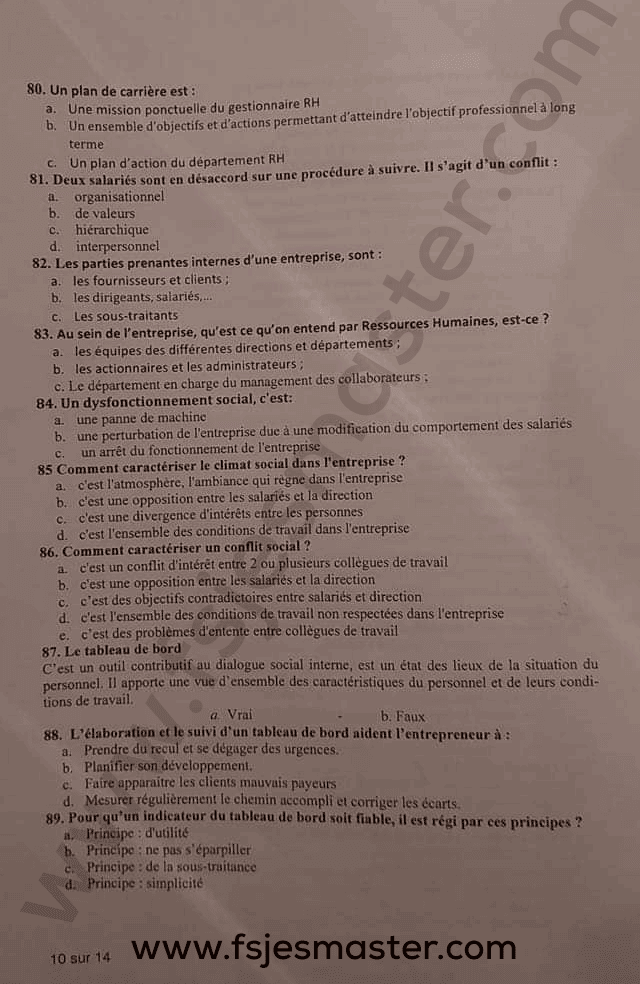 Extrait scanné — FSJES Agdal 2022