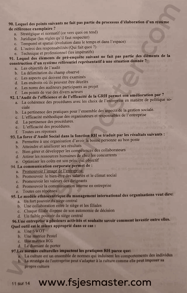 Extrait scanné — FSJES Agdal 2022