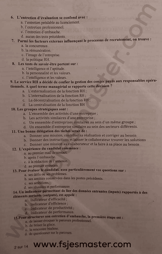 Extrait scanné — FSJES Agdal 2022