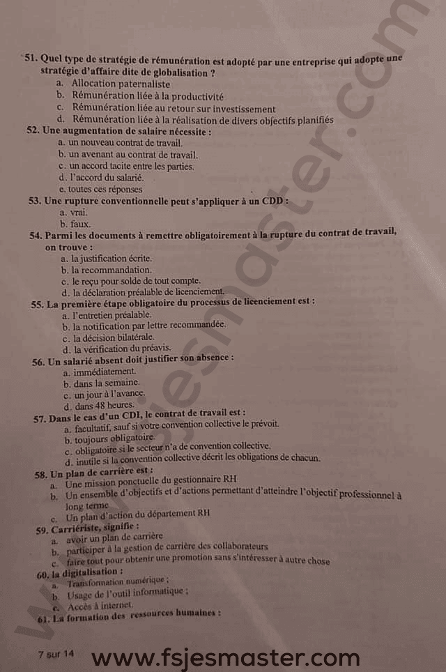 Extrait scanné — FSJES Agdal 2022