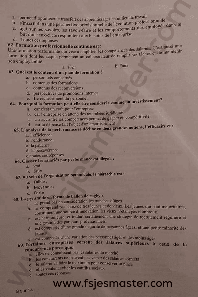 Extrait scanné — FSJES Agdal 2022
