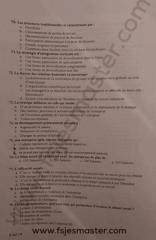 Extrait scanné — FSJES Agdal 2022