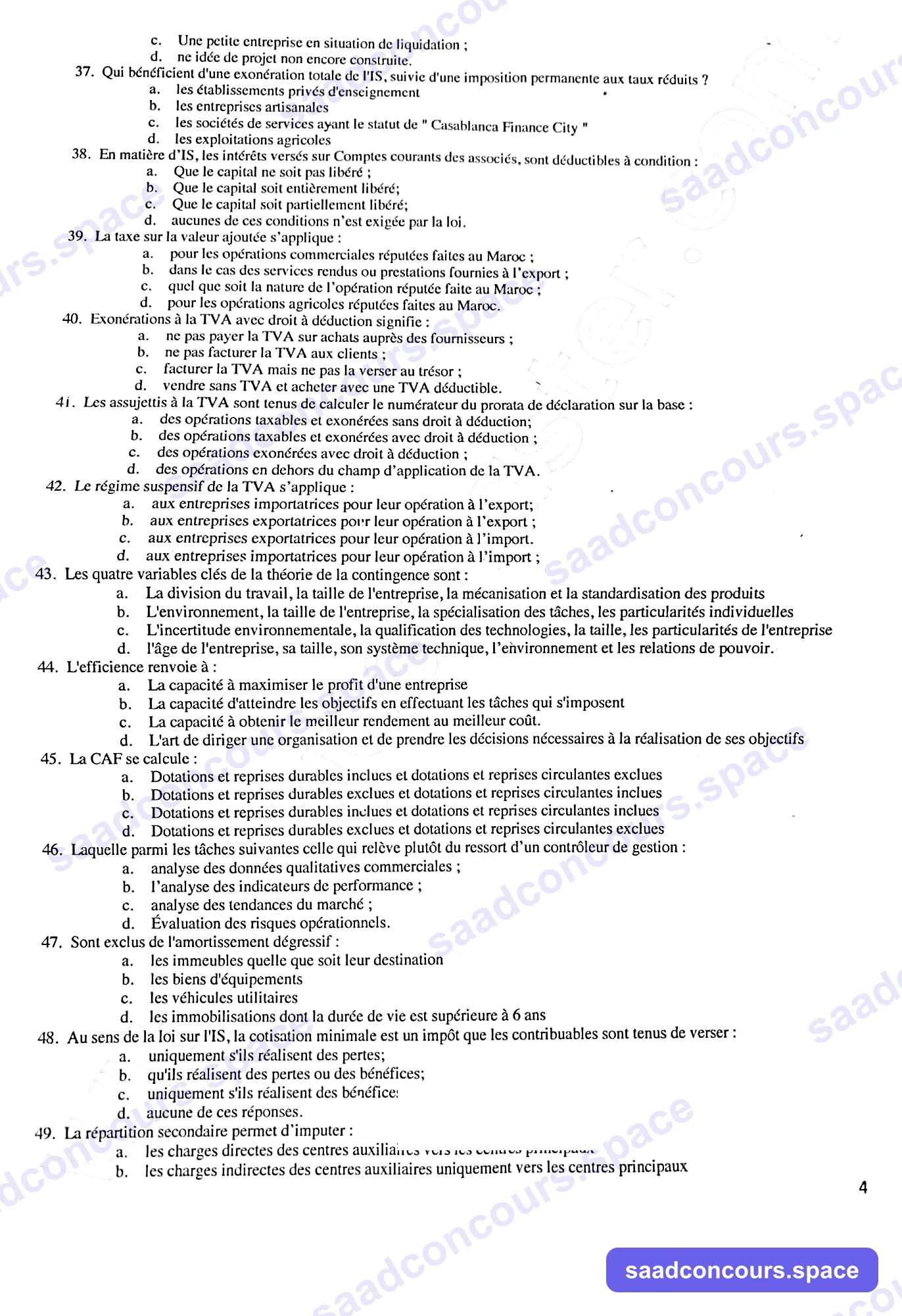 Extrait scanné — FSJES Agdal 2023