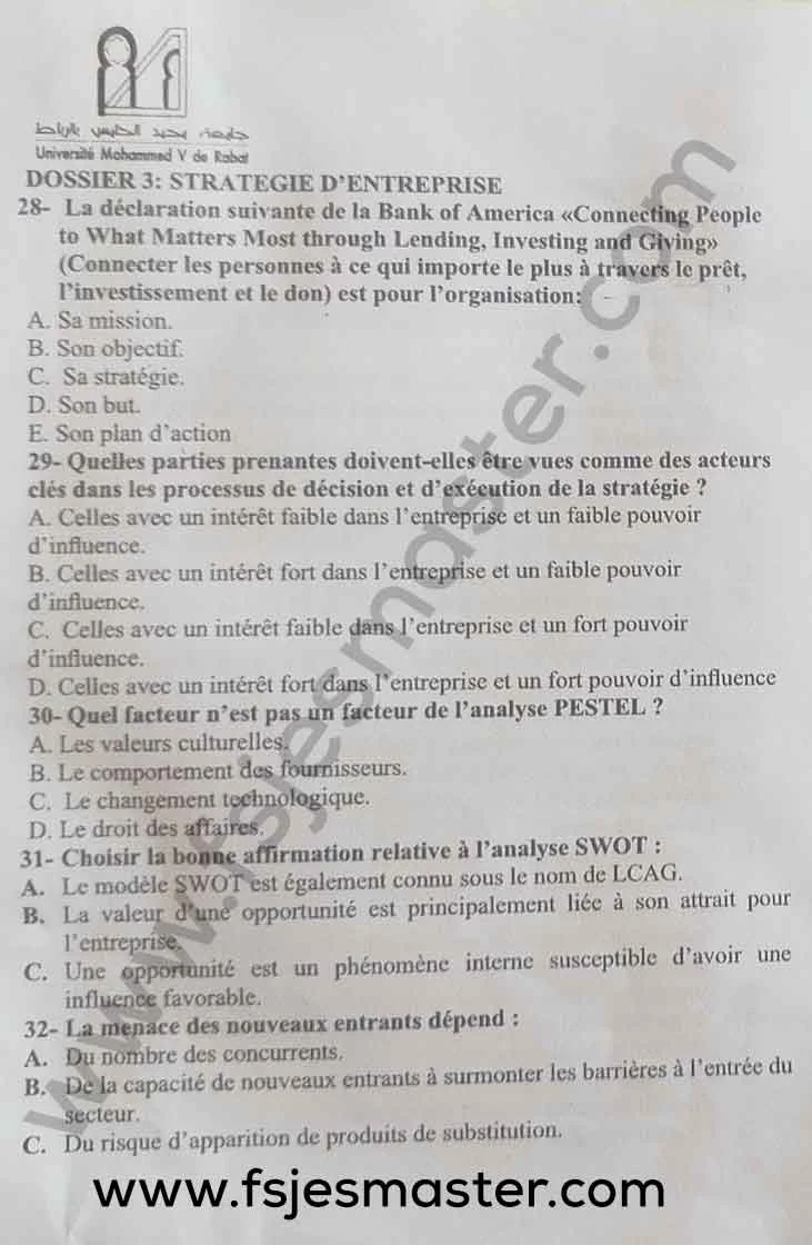 Extrait scanné — FSJES Rabat Souissi 2023