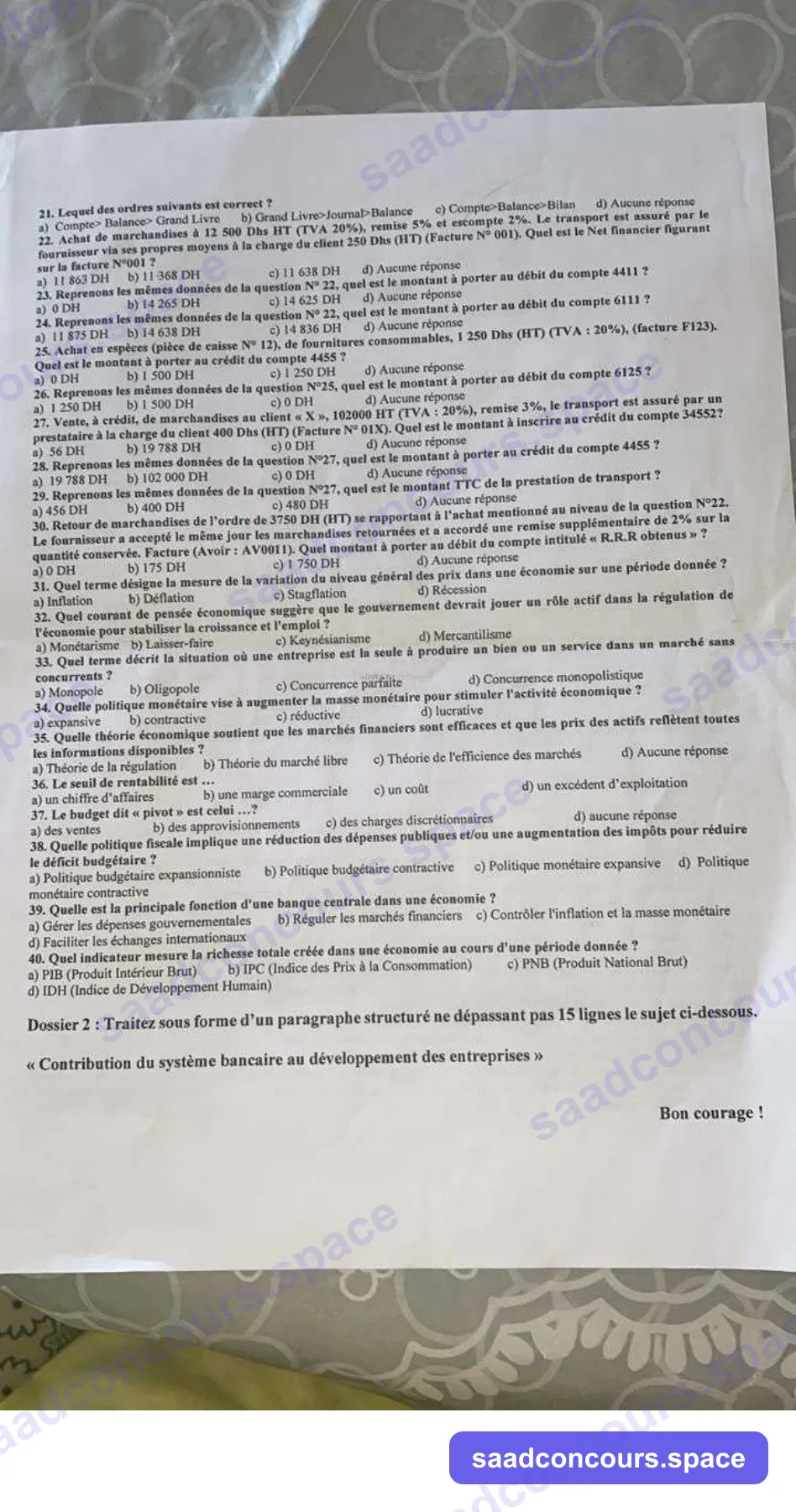 Extrait scanné — FSJES Souissi 2023