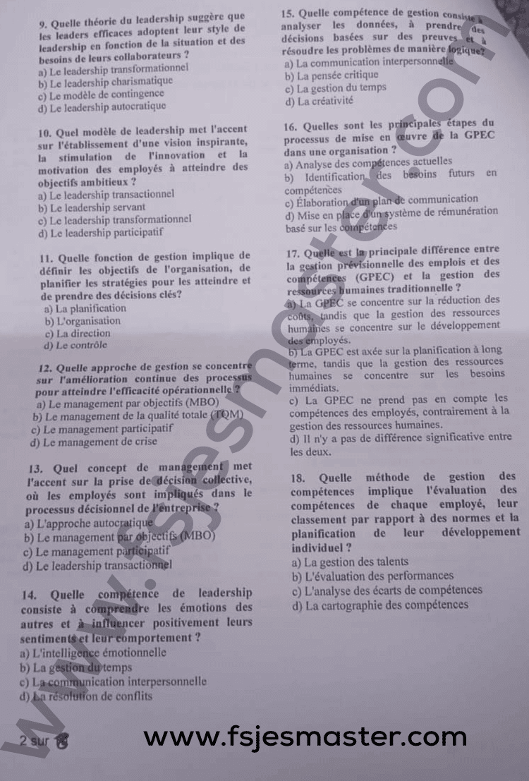 Extrait scanné — FSJES Agdal 2023