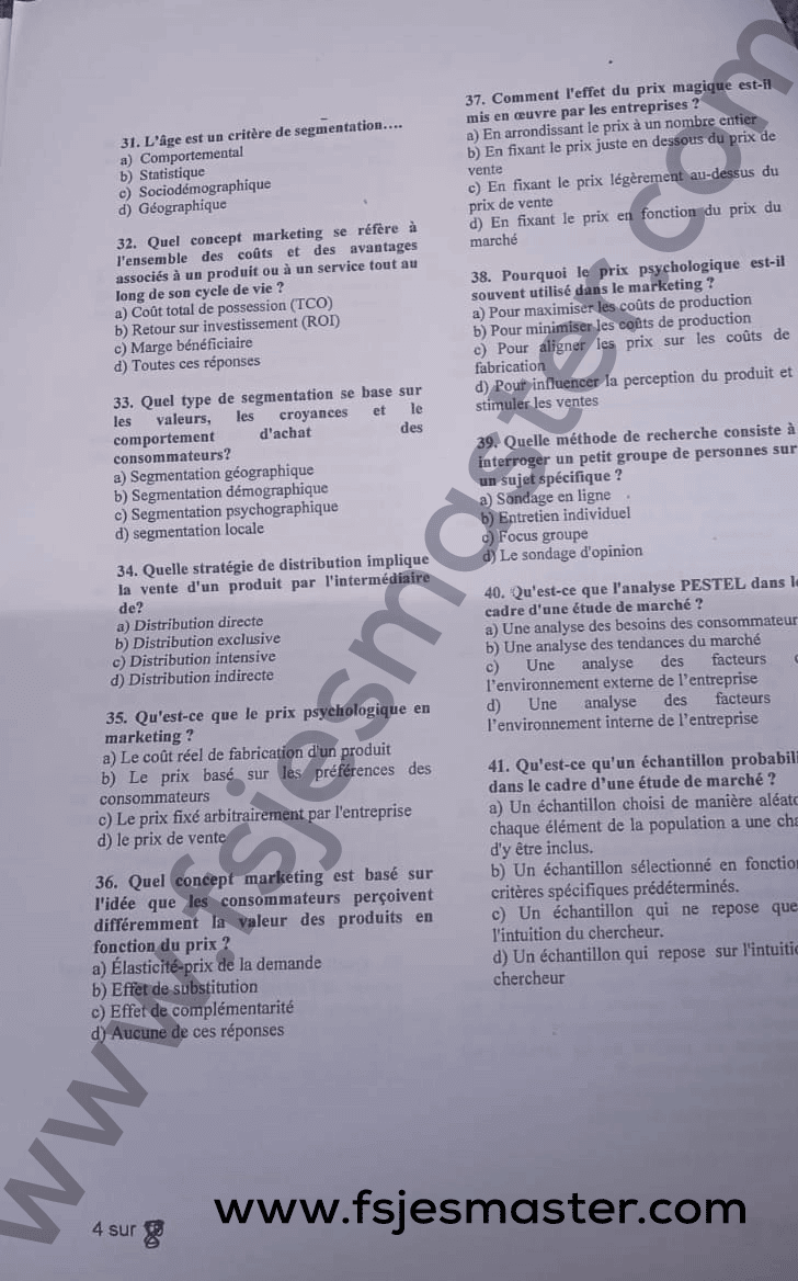 Extrait scanné — FSJES Agdal 2023