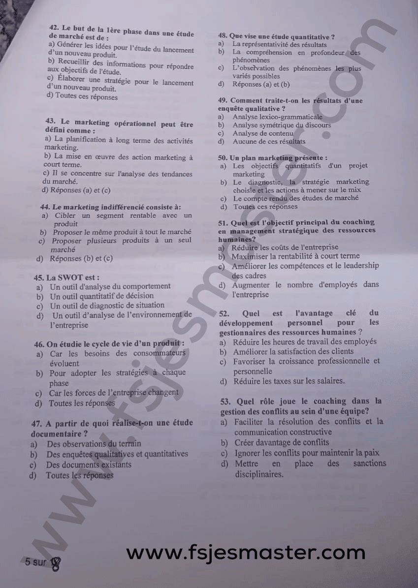 Extrait scanné — FSJES Agdal 2023