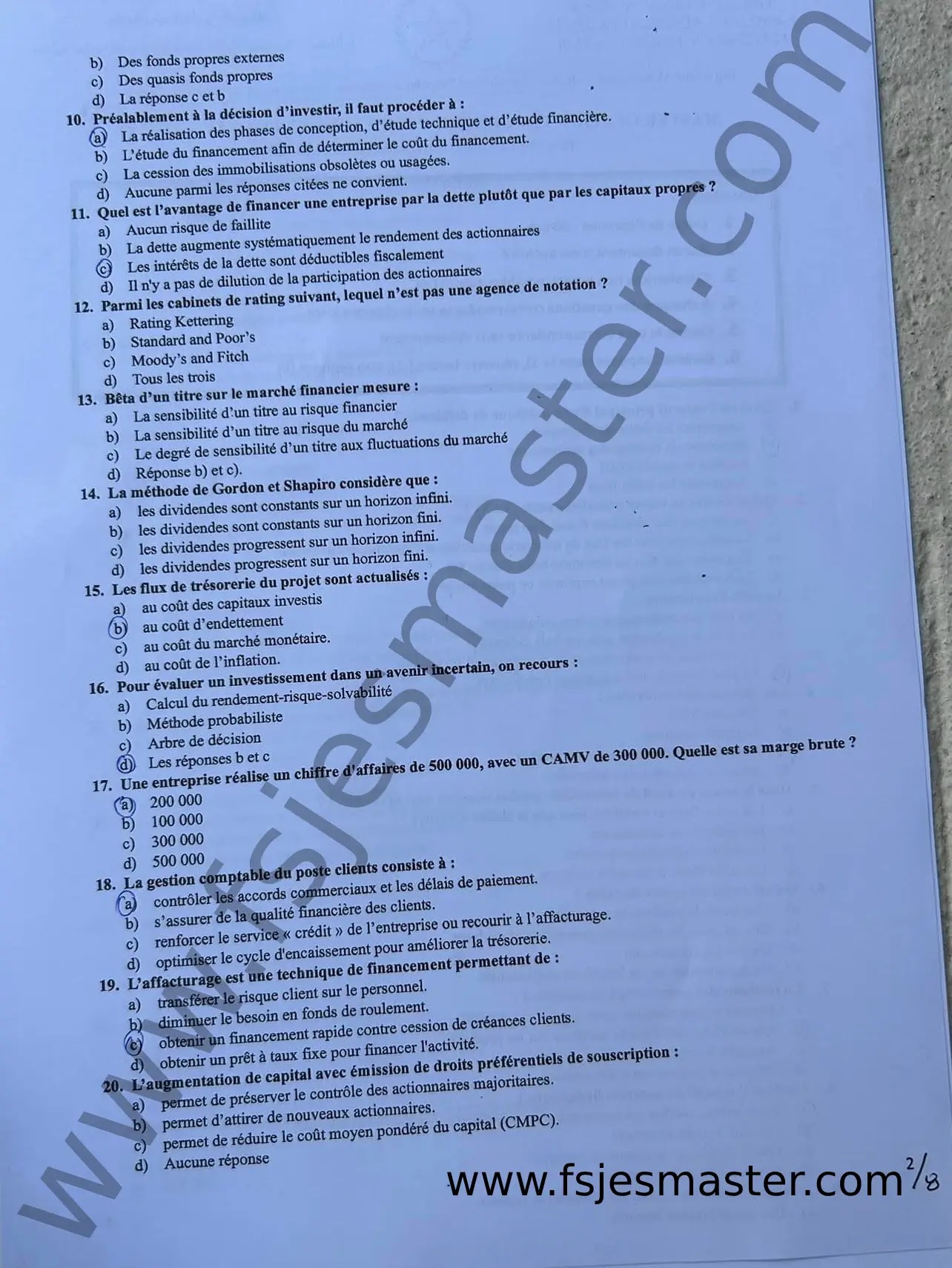 Extrait scanné — FSJES Agdal 2024