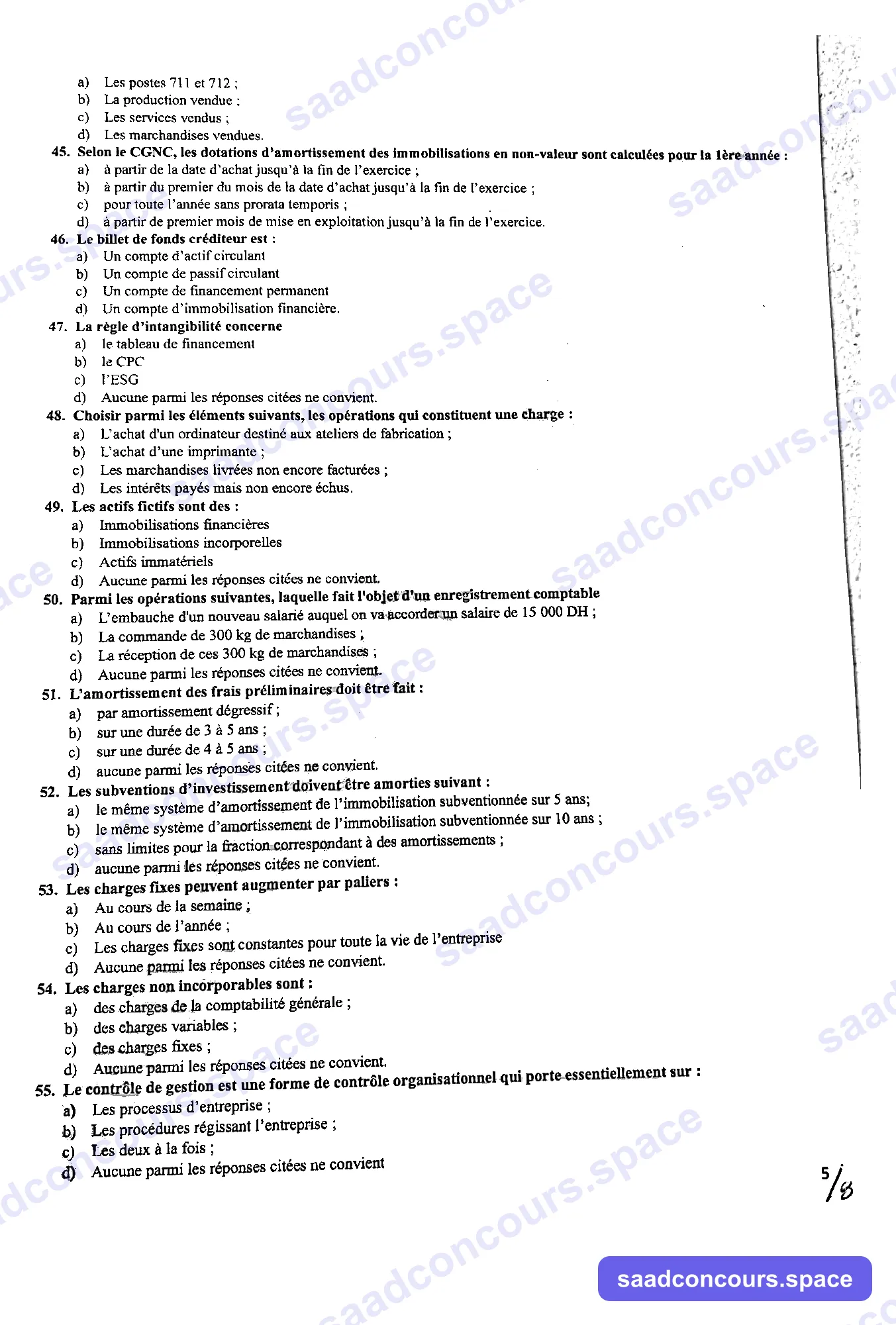 Extrait scanné — FSJES Agdal 2024