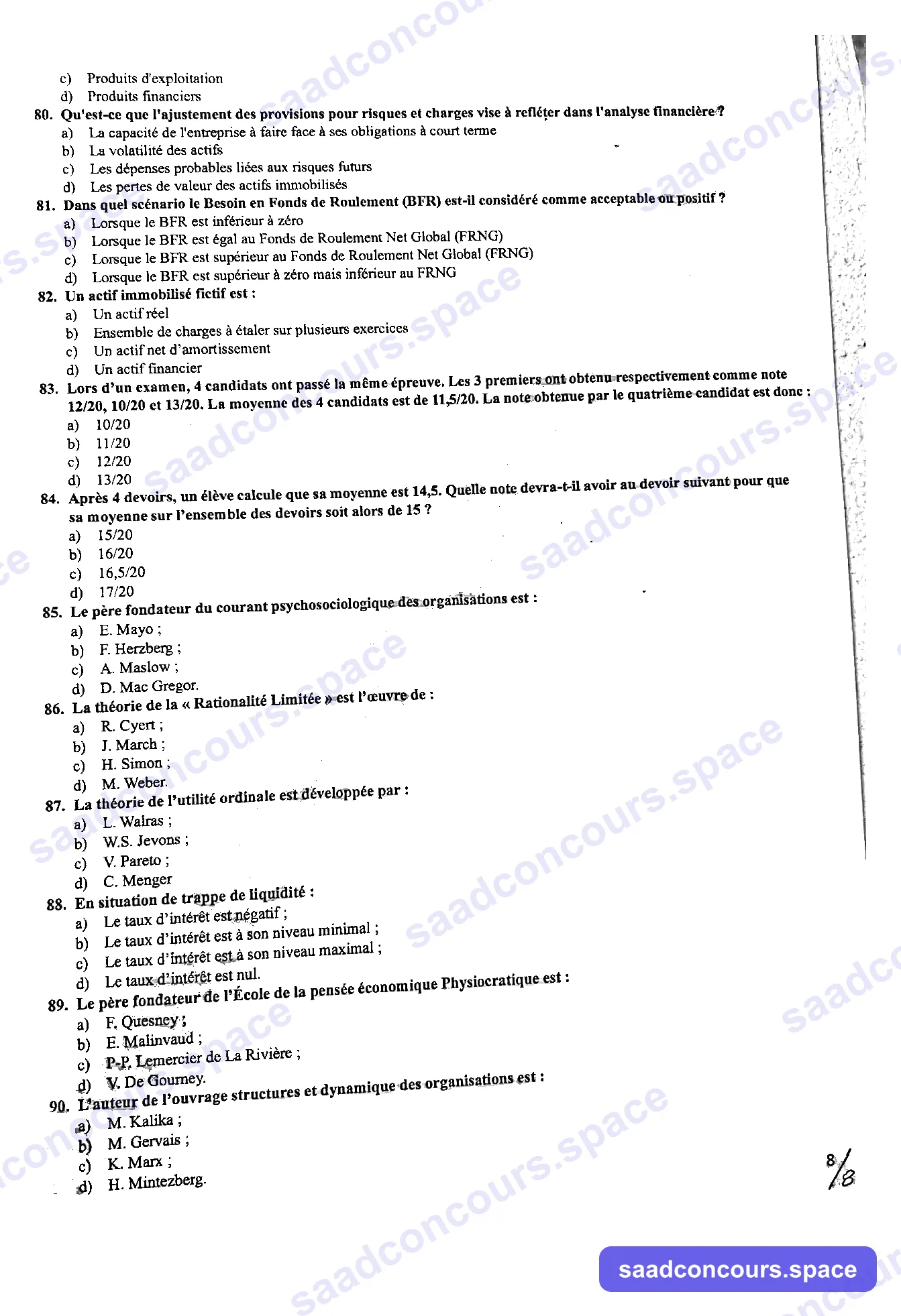 Extrait scanné — FSJES Agdal 2024