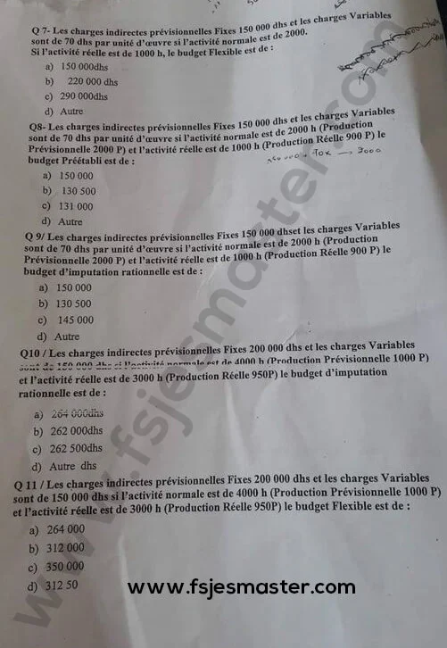 Extrait scanné — ENCG Settat 2018