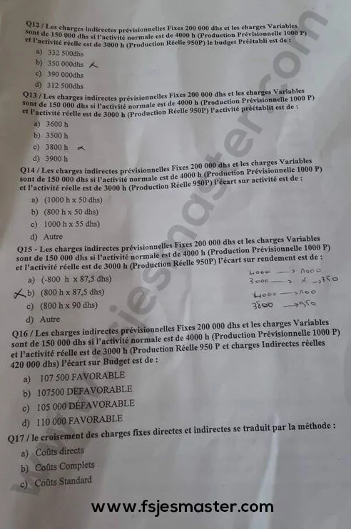 Extrait scanné — ENCG Settat 2018