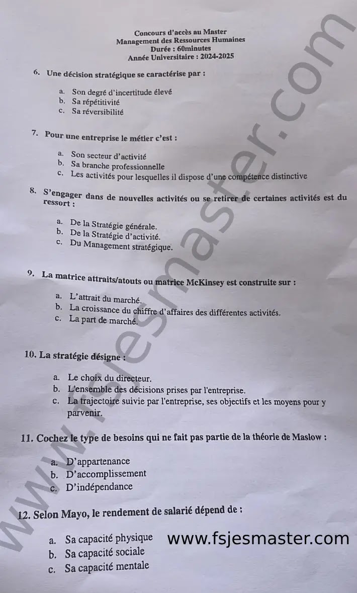 Extrait scanné — FEG Settat 2024