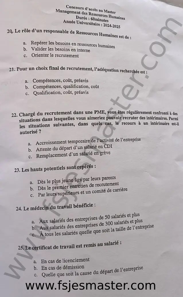 Extrait scanné — FEG Settat 2024