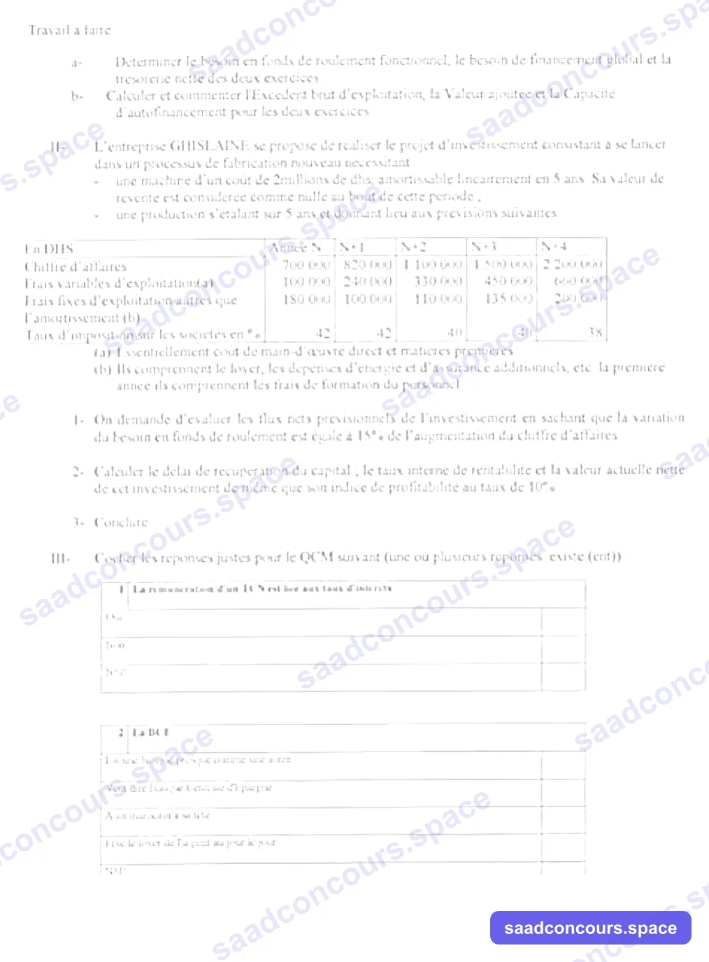 Extrait scanné — ENCG Settat non précisée