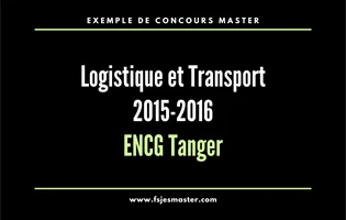 Extrait scanné — ENCG Tanger 2015
