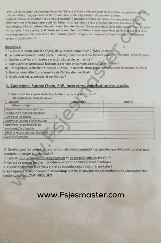 Extrait scanné — FSJES 2019