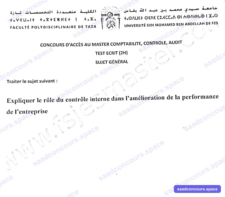 Extrait scanné — FP Taza 2024