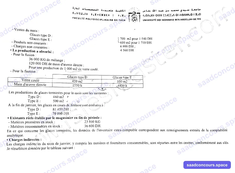Extrait scanné — FP Taza 2024